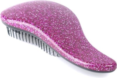 Jumada's - Glitter paars - Anti-klit - Haarborstel - Haarverzorging - Anti klitten