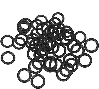 Dailygoods- O-ringen 50 stuks - Nitrilrubber - 12 mm buitendiameter - 8 mm binnendiameter - 2 mm breed - Afdichtingsset voor loodgieterswerkzaamheden - Afdichtingen