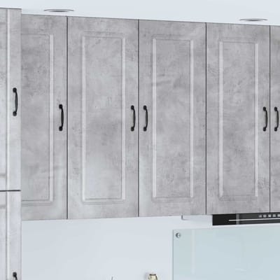 vidaXL - Vaatwasserpaneel - Kalmar - Beton - Grijs - 80 - x - 31 - x - 100 - cm