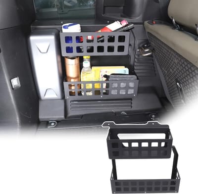 Opvouwbare Auto Kofferbak Organizer met Cargo Rack en Tafel - Geschikt voor Defender 110 (2020-2024) - Ruimtebesparend en Multifunctioneel