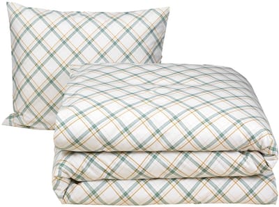 Moodit Dekbedovertrek Odil Dustin Amazon Green - 140 x 200/220 + 60 x 70 cm - Multi - Katoen