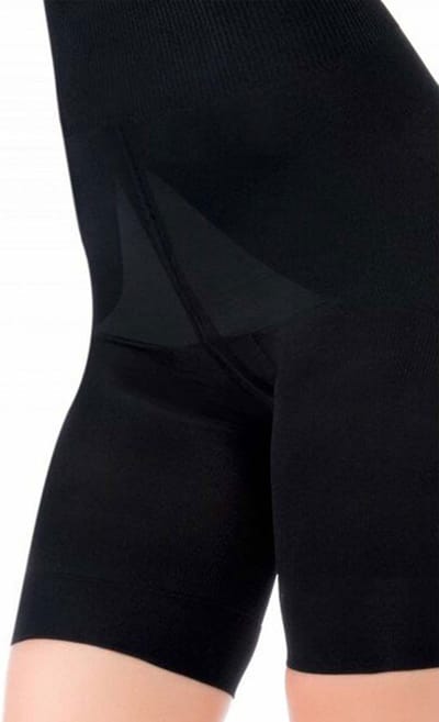 Penti Shapewear Corrigerend Ondergoed dames Hoge Taille Short Corset 110 Denier - Ondergoed Dames - Maat L - ZWART