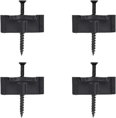 Terrasbevestigingen - Composiet Clips - Terras Bouwen - Verborgen Bevestiging - 100 Stuks - Zwart
