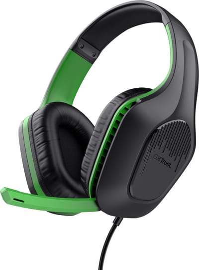Trust GXT 415X Zirox - Gaming Headset - voor Xbox - Bedraad - 50mm Drivers - Over-ear - Groen