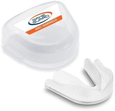 Gameguard Gebitsbeschermer – Transparant – Bitje Vechtsport - Hockey – Rugby - Volwassen – Makkelijk te vormen - Tandenknarsen - Bitje Vechtsport - Gebitsbeschermer - Mouthgard - Knarsbitje - Gebitsbeschermer Vechtsport
