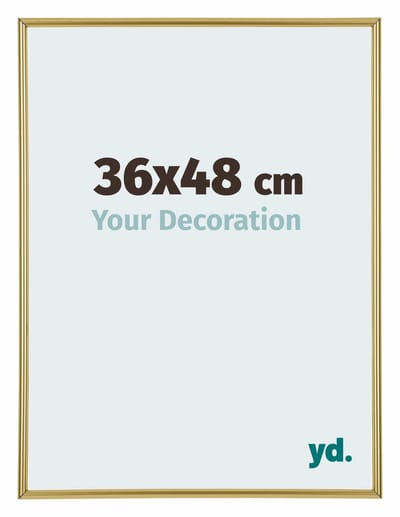 Your Decoration - Puzzellijst 36x48 cm - Goud - Puzzellijst 500-1000 stukjes - Kunststof Fotolijst - Annecy
