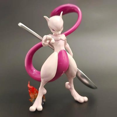 13cm Pokemon Mewtwo Anime Actiefiguur PVC Verzameling Model Speelgoed Cadeaus pink