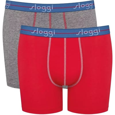 sloggi Langer Boxer Blue Start