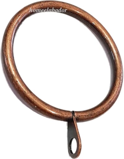 Set van 24 metalen gordijnhaken en ringen - Geschikt voor gordijnroeden 30-38 mm