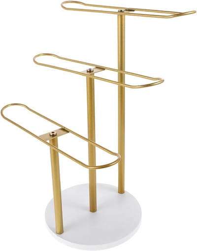 Haarbandhouder Organizer - Hoofddekselrek Sieradenstandaard - Sieraden Opbergen - Stijlvol Metalen Ontwerp - 365 x 259 x 18 cm - Goud