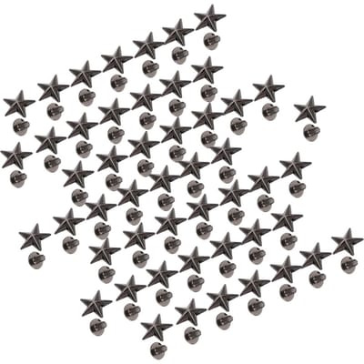 Stervormige Klinknagel Ambachten Stud Knop Zinklegering Klinknagel voor Schoenen Tassen Kleding Decoratie s Kleur black