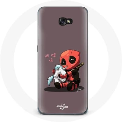 Coque - DeadPool - Galaxy A3 2017 - Licorne - Multicolore - Souple pur