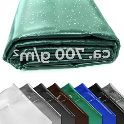 Vrachtwagenzeil PVC - Afdekzeil Robuust - Voertuigen Afdekken - Hoge Scheurvastheid - 9m x 2.5m - Groen