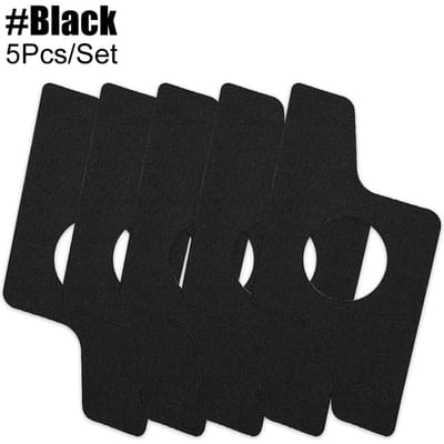 5 Pièces de Ruban Kinesio Pré-découpé pour le Genou - Soulagement de la Douleur et Soutien de la Stabilité Pour les Sports de Course | Ruban Athlétique Élastique Parfait Pour le Soutien des Articulations black
