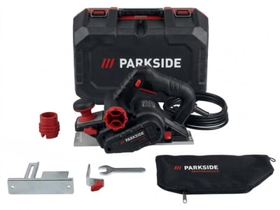 PARKSIDE PERFORMANCE® Schaafmachine 950 W - Toerental: 16.000 tpm - Schaafbreedte: 82 mm - Spaandiepte: ca. 0/4 mm - Sponningdiepte: max. 24 mm