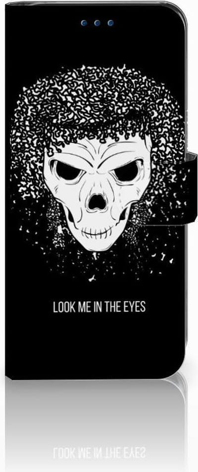 Telefoonhoesje met Naam Samsung Galaxy S8 Skull Hair