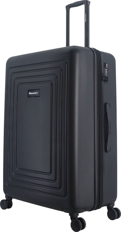 Discovery Coast Harde koffer / Trolley / Reiskoffer - Large - 111+9 Liters -Zwart - Zwart / Large