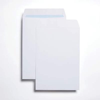 Peel & Seal A4 C4 Witte Enveloppen voor Verzenden en E-commerce - Eco-vriendelijk (250 stuks)
