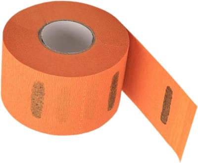 Wegwerp Haarstrips - Kapperspapier Nekband - Kappersbehandelingen Uitvoeren - Voorkomt Verfvlekken Kleding - 100 gram - Oranje
