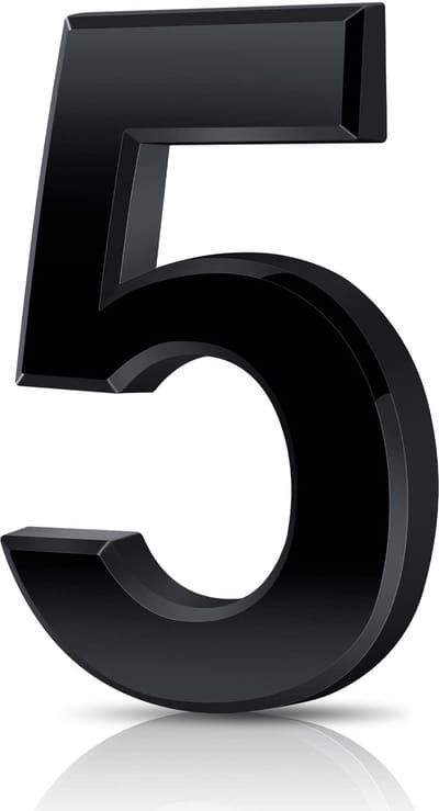 - Zelfklevende brievenbusnummers van 7,5 cm, waterdichte 3D-brievenbusnummers, deurnummers, huisnummers, straatnummerstickers voor thuis, brievenbus, appartement, hotel, binnenplaats of café