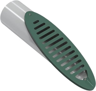 Drainage Uitloop - Buitenafvoer Rooster - Wateroverlast Voorkomen - Geïntegreerd Roosterdeksel - 10 Centimeter - Groen