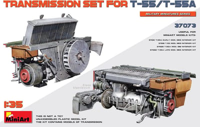 Transmissie Set voor T-55/T-55A Modelbouw Tank Onderdelen 1:35
