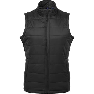 Premier Dames/Dames Recyclight Gilet (Zwart)