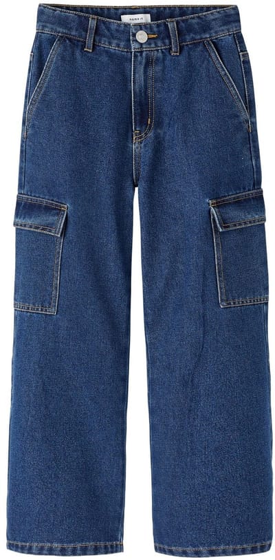 NAME IT - NKFROSE HW WIDE CARGO JEANS 6190-BS NOOS - Meisjes - Jeans
