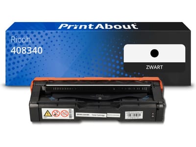 PrintAbout huismerk Toner 408340 (C250 H) Zwart Geschikt voor Ricoh