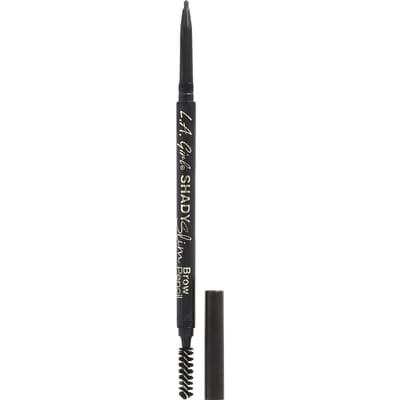 L.A. Girl, Shady Slim Brow Pencil, Gb359 Blackest Brown, 0.08G(0.003Oz) black