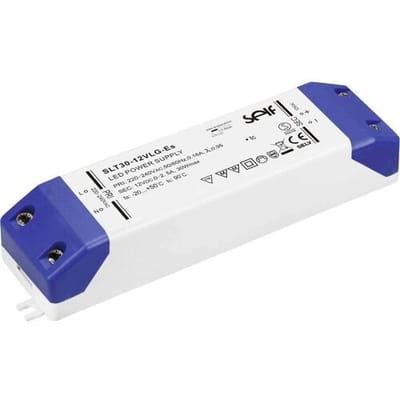 Self Electronics SLT30-48VLG-ES LED-driver Constante spanning 30 W 0 A - 625 mA 48 V/DC Niet dimbaar, Montage op ontvlambare oppervlakken, Geschikt