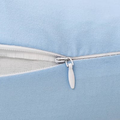 vidaXL - Zwangerschapskussen - J-vormig - 54x(36-43) - cm - blauw