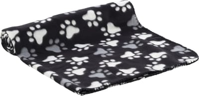 Flamingo Esma - Deken Honden;katten - Fleece Deken Esma Zwart Poot 100x150cm - 1st - 131472 - 1st