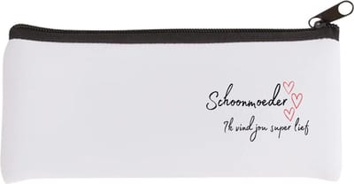 Akyol - schoonmoeder ik vind jou super lief Etui - Mama - de liefste schoonmoeder - moeder cadeautjes - moederdag - verjaardag - geschenk - kado - 20 bij 9 cm