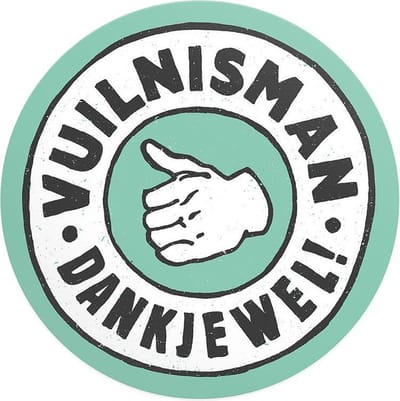 Kliko sticker - Vuilnisman dankjewel!