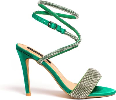 Zerba - Dames Pumps - Maat 41 - Groen - Laterina