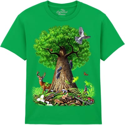 KIDS Dieren Tree Of Life Animals The Coloured House KIDS T-shirt L