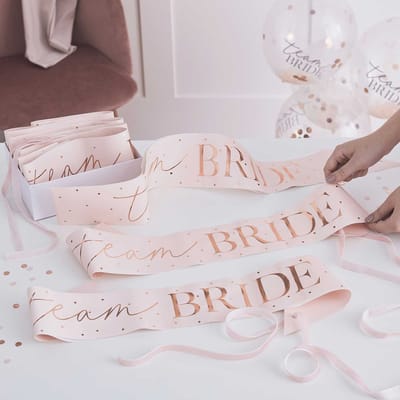 Ginger Ray - Team Bride - Sjerp team bride (6 stuks)