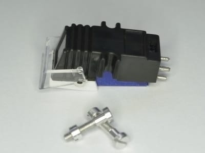 Platenspeler Naald - Stylus Cartridge - Muziek Afspelen - Inclusief Bevestigingsschroeven - Blauw