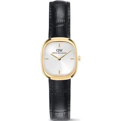 Daniel Wellington DW Watch Corta Black-Croc Gold 24mm