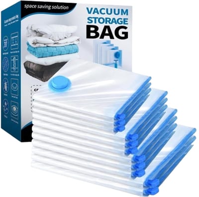 vacuumzakken-Compressiezakken - vacuumzakken kleding-Kledingvacuümzakken met elektrische luchtpomp - 11 stuks - (2 King - 3 Large - 3 Medium - 3 Small) - Geschikt voor dekbedden, matrassen, dekens, kussens, beddengoed, reizen en verhuizingen.