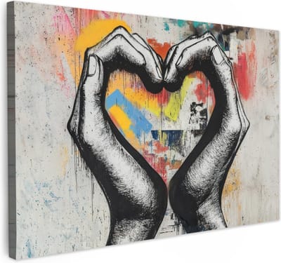 La'Moussawi ® Indrukwekkend Groot Canvasdoek voor Stijlvolle Wanddecoratie in Huis