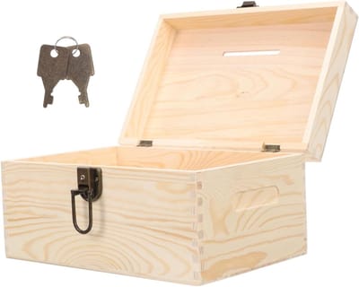 Houten Stembus - Suggestiebus Brievenbus - Veilig Stemmen - Met Slot - 29x19.5x15cm - Niet gespecificeerd