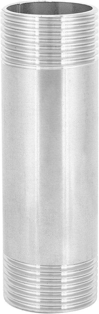 1 inch NPT Mannelijke Draad 304 RVS Nippel voor Pijpaansluitingen, Draadverbindingen en Verlengingen