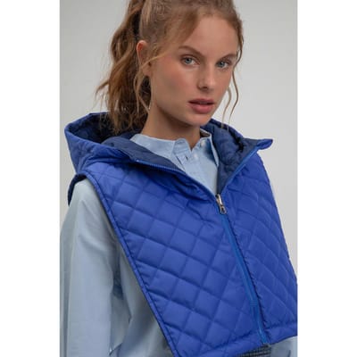 Josephine & Co Stormy Hood Royal Blue Size: OS | Outlet | Dames | Blauw