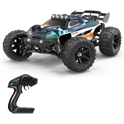 Voiture télécommandée, véhicule électrique rechargeable 2,4 G avec moteur sans balais, 3 batteries, 52 km/h Style A 1 Battery