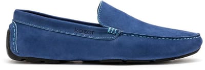 Blauwe instappers voor heren