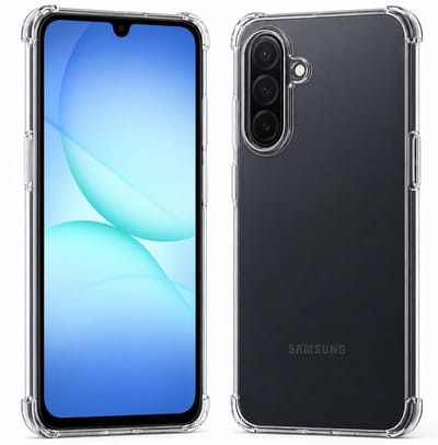 Hoesje geschikt voor Samsung Galaxy A17 - Shockproof - Back Cover - Siliconen Case - Transparant