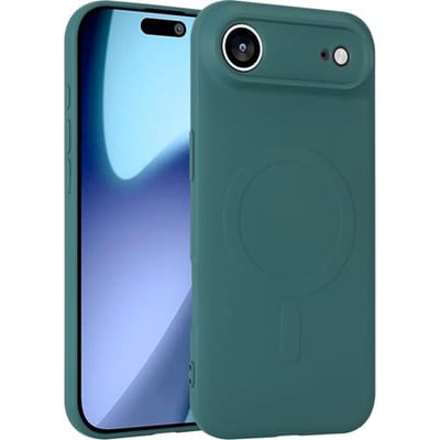 ShieldCase siliconen Magneet back cover geschikt voor iPhone Air (donkergroen) – zacht hoesje met premium bescherming, perfecte pasvorm en stijlvol design