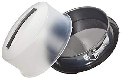 Springvorm met transportkap Ø 28 cm - Deluxe ronde taartvorm voor sappige taarten